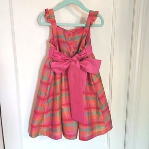 Pink Plaid Easter Dress